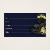 黒金ゴールド エレガント (裏面)