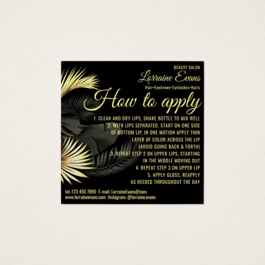 黒金ゴールド エレガント (正面)