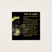 黒金ゴールド エレガント (裏面)