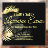 黒金ゴールド エレガント ウィンドウサイン (シート2)