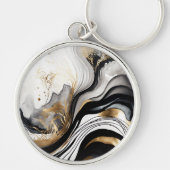 黒金ゴールド キーホルダー (正面)