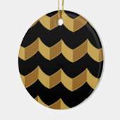 黒金ゴールド セラミックオーナメント (左)