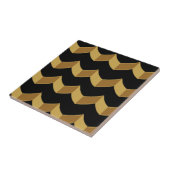 黒金ゴールド タイル (側面)