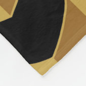黒金ゴールド フリースブランケット (角)