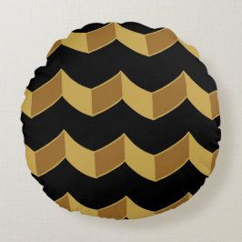 黒金ゴールド ラウンドクッション