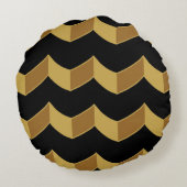 黒金ゴールド ラウンドクッション (裏面)