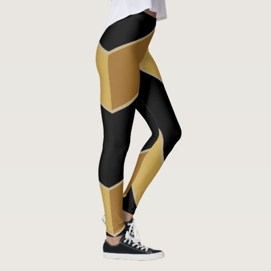 黒金ゴールド レギンス (右)