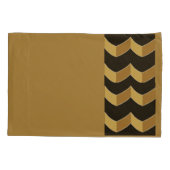 黒金ゴールド 枕カバー (裏面)