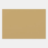 黒金ゴールド（紋章の）フラ・ダ・リフランスのラッピングシートセット ラッピングペーパーシート (正面2)