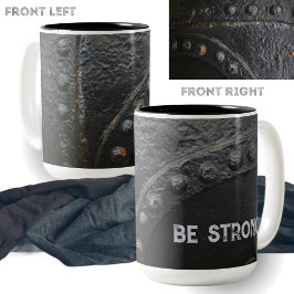 黒金属工業スタイル ツートーンマグカップ