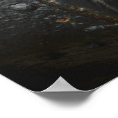 黒金属工業スタイル ポスター (角)