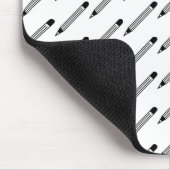 黒鉛筆クラシック マウスパッド (コーナー)