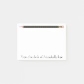 黒鉛筆1 ポストイット (正面)