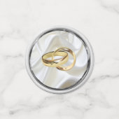 黒銀のシルクアイボリー コンフェッティ (スモール正面)