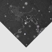 黒銀エレガント大理石の星 薄葉紙 (詳細)