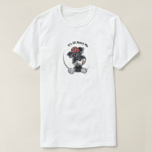 黒銀シュナウザー Tシャツ
