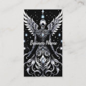 黒銀タトゥーエンジェル2 名刺 (正面)