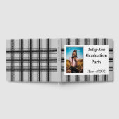 黒銀写真卒業パーティー ゲストブック (全面)