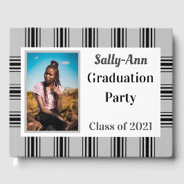 黒銀写真卒業パーティー ゲストブック