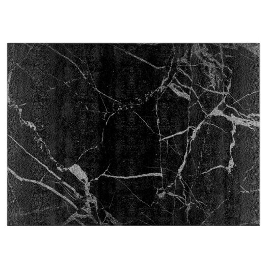 黒銀大理石 カッティングボード (正面)