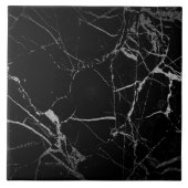 黒銀大理石 タイル (正面)