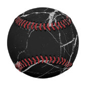 黒銀大理石 野球ボール (裏面)
