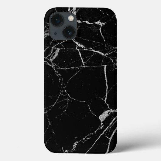 黒銀大理石 Case-Mate iPhoneケース (裏面)
