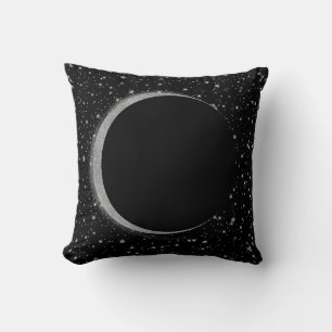 黒銀天月魔法月星 クッション