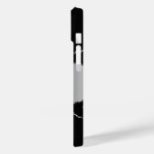 黒銀瑪瑙の大理石名文字 Case-Mate iPhoneケース (裏面 / 左)