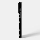 黒銀製粉花模様 Case-Mate iPhoneケース (裏面 / 左)
