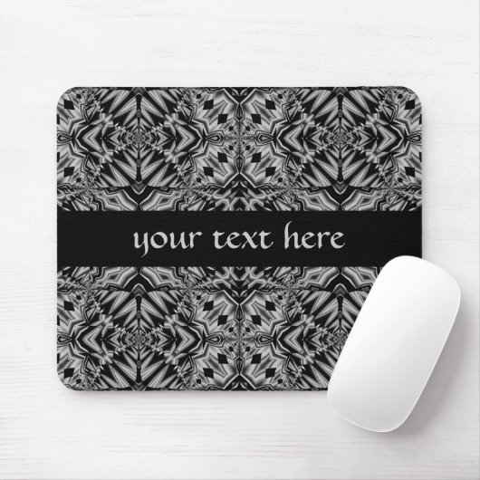 黒銀 マウスパッド (マウス)