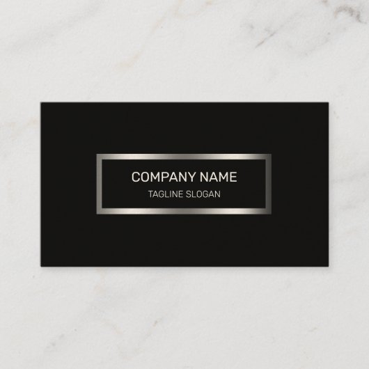 黒銀 名刺 (正面)