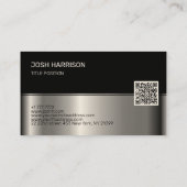 黒銀 名刺 (裏面)