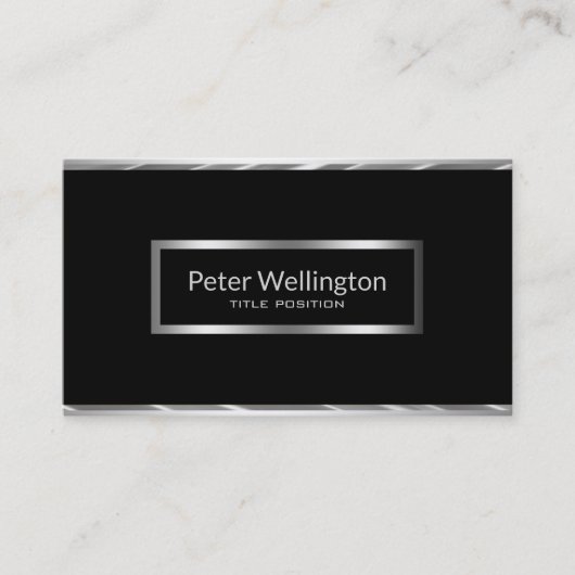 黒銀 名刺 (正面)