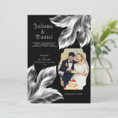 黒銀 招待状 (スタンド正面)