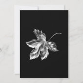 黒銀 招待状 (裏面)