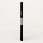 黒銀 Case-Mate iPhoneケース (裏面/右)