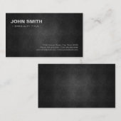 黒鋼カッコいい個人個人 名刺 (正面/裏面)