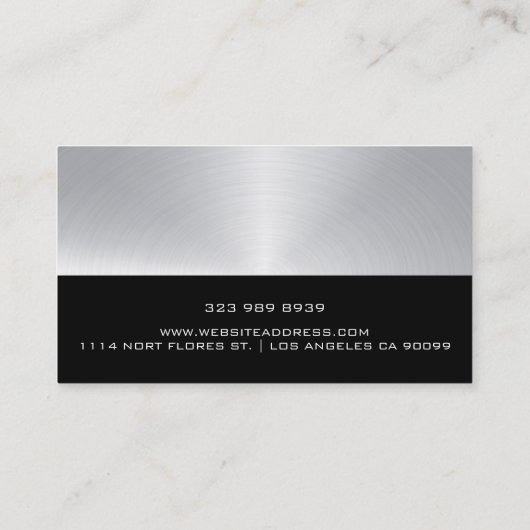 黒鋼バックグラウンドフィットネストレーナー 名刺 (裏面)