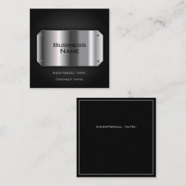 黒鋼 スクエア名刺