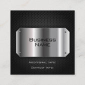 黒鋼 スクエア名刺 (正面)