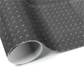 黒鋼、流れ金属のテクスチャ。 ラッピングペーパー (ロールコーナー)