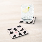 黒間抜け猫 コースター (右側)