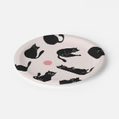 黒間抜け猫 ペーパープレート (アングル)