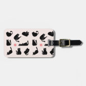 黒間抜け猫 ラゲッジタグ (正面横)