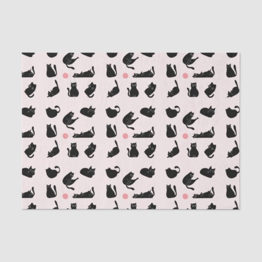 黒間抜け猫 薄葉紙 (正面)