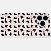 黒間抜け猫 Case-Mate iPhoneケース (裏面 (横))