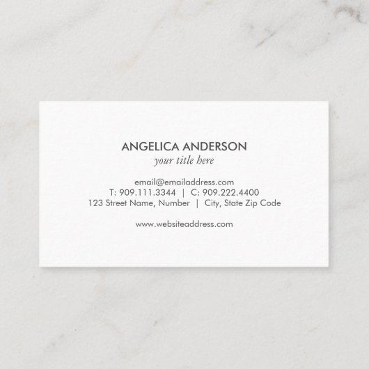 黒雀 名刺 (裏面)