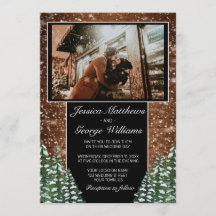 黒雪の森と森の国の結婚式の写真