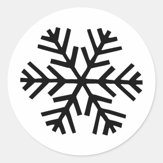 黒雪片 ラウンドシール (正面)